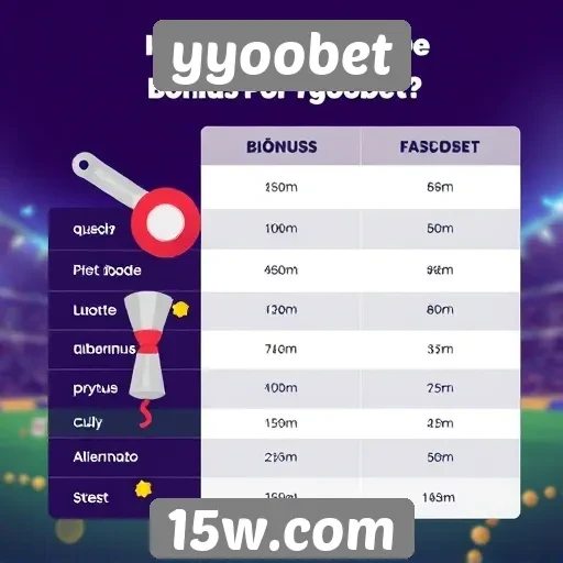 Comparativo de bônus oferecidos por yyoobet